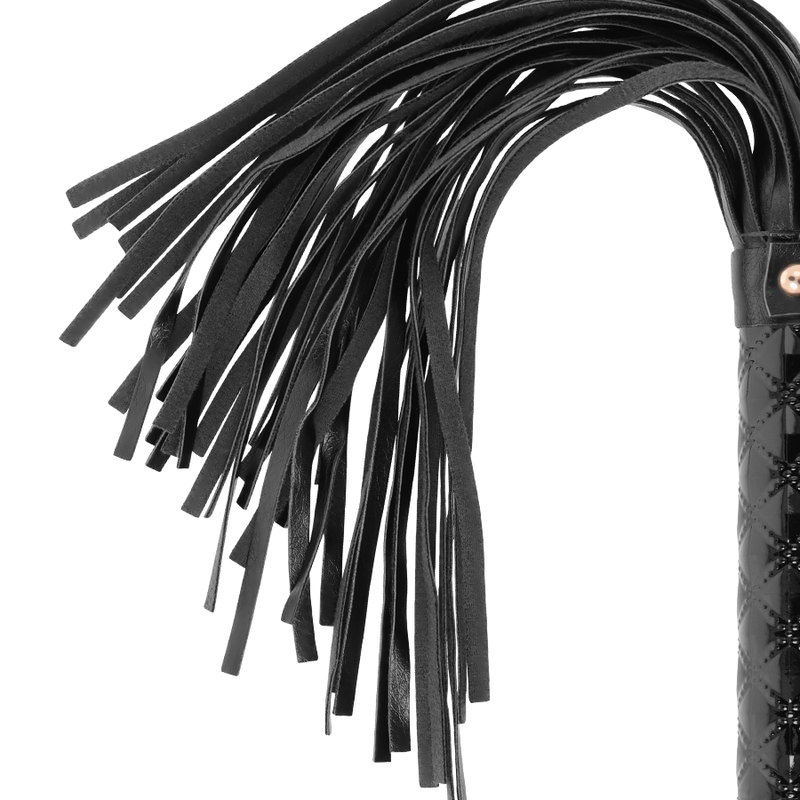 Begme - Black Edition Flogger In Pelle Vegana